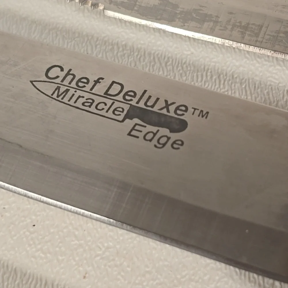 Chef Deluxe Miracle Edge Steak Knife Set Of 6‎
